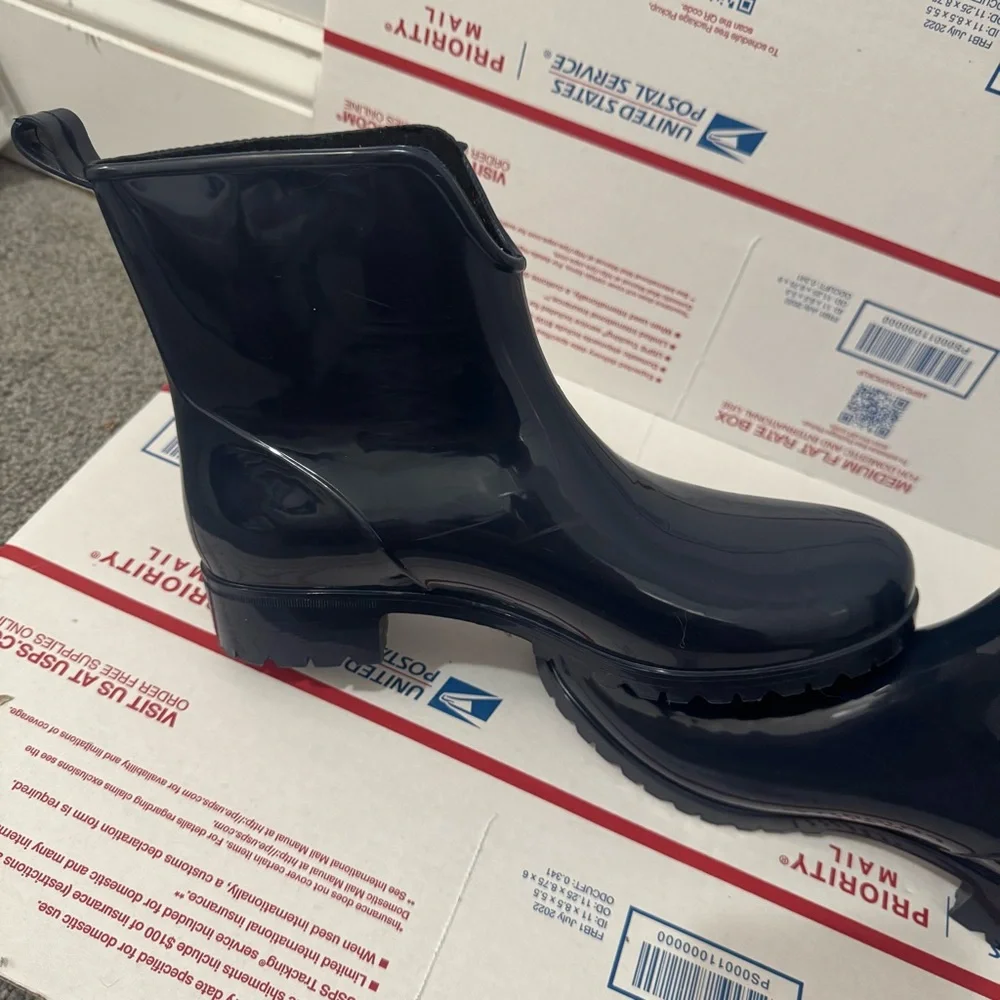 Animo Italia Zea Ladies Waterproof Ankle Boots, Navy Size Size:37W (US-6W)